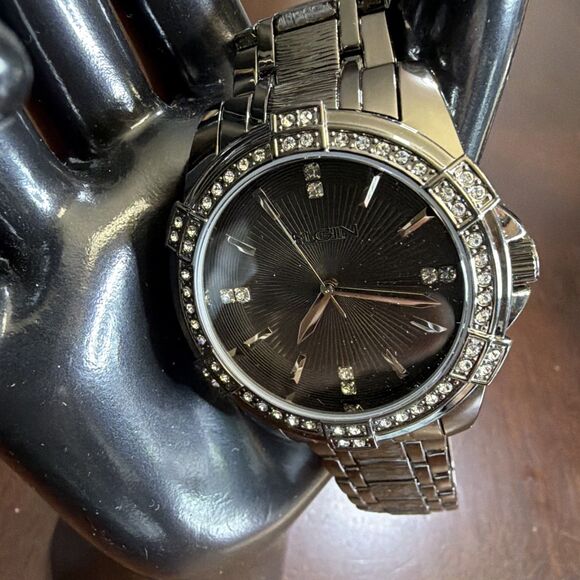 Elgin Mens Bracelet Watch With Matching Bracelet. main image 5